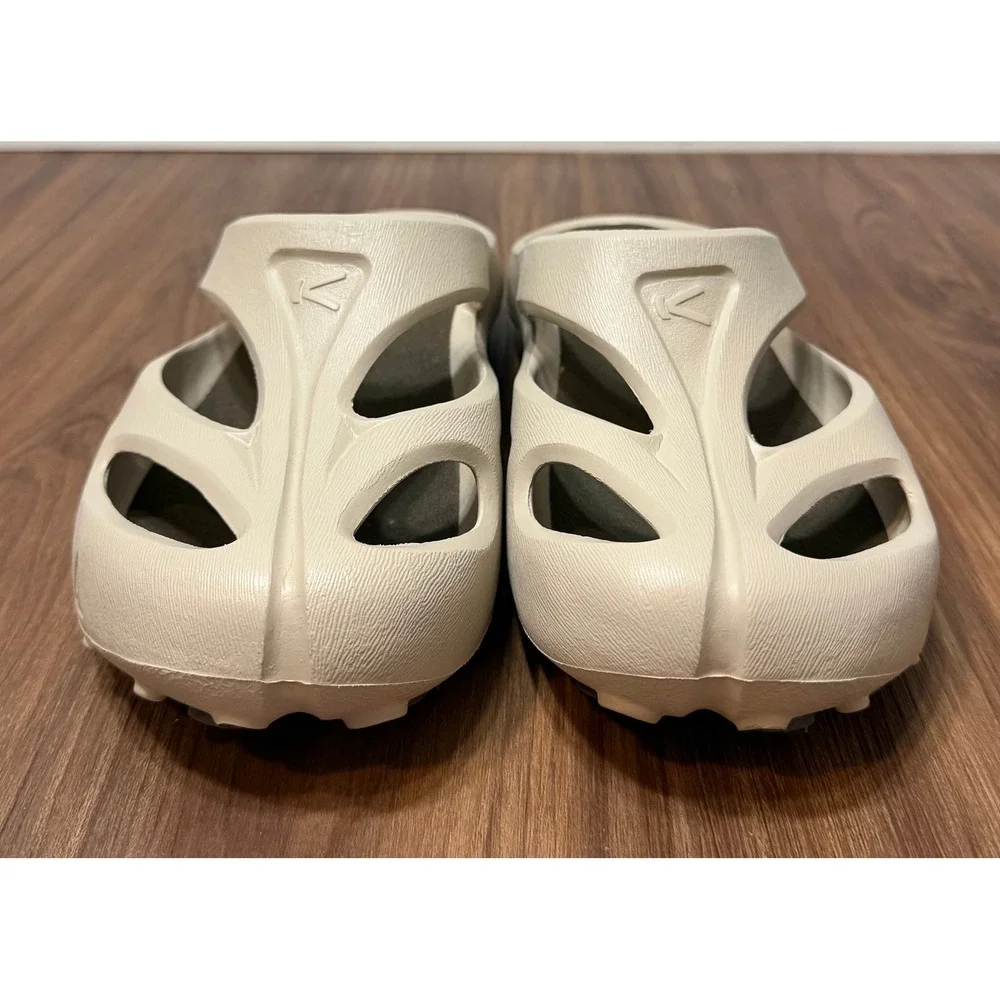 KEEN Shanti Plaza Mens Taupe/Canteen Clog Slides Sandals Size 14 (1028605)